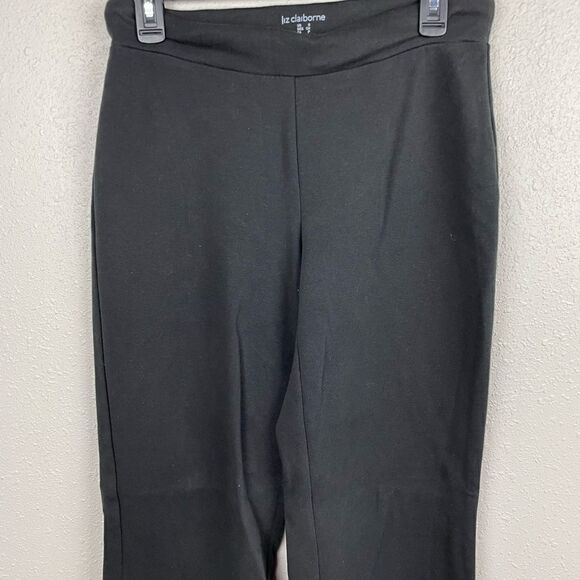 Liz Claiborne Black Casual Pants Size S EUC - Picture 2 of 6